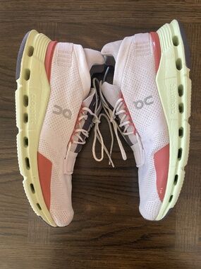 On Cloudnova White Limelight Shoes Size M9